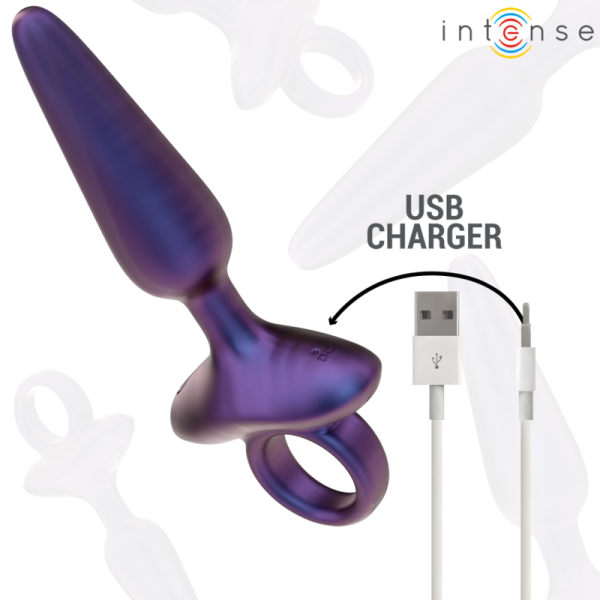 INTENSE - MARLON VIBRADOR ANAL PLUG MODELO 4 CONTROLE REMOTO - Image 6