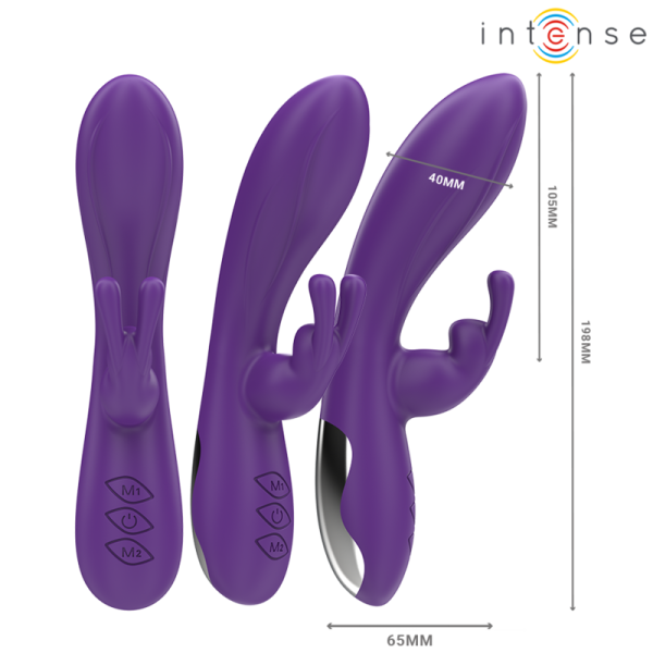 INTENSE - RANDALL RABBIT VIBRADOR 10 VIBRAÃÃES ROXO - Image 2