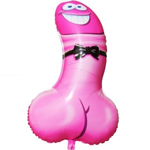 DIABLO PICANTE - BALÃO DE FESTA EM FORMA DE PÃNIS ROSA
