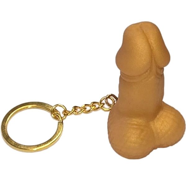 DIABLO PICANTE - CHAVEIRO FORMATO PÃNIS DOURADO