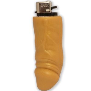 DIABLO PICANTE - ISQUEIRO RECARREGÃVEL EM FORMA DE PÃNIS DOURADO
