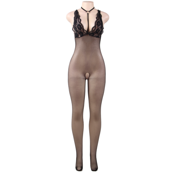 QUEEN LINGERIE BODYSTOCKING DE RED ABIERTO TRANSPARENTE SL - Imagen 5