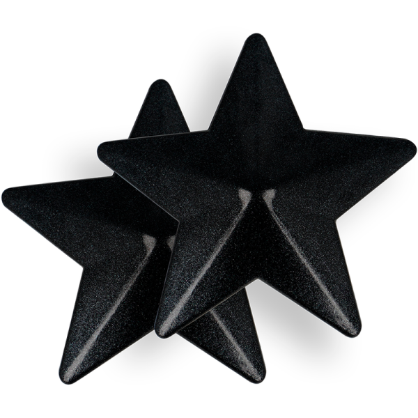 COQUETTE CHIC DESIRE - CUBREPECONES ESTRELLAS NEGRAS - Imagen 3