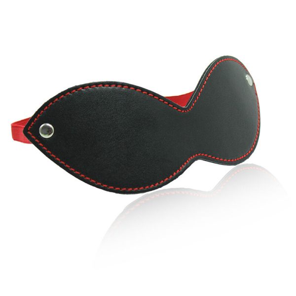 OHMAMA FETISH - MASCARILLA NEGRO-ROJO CON CLIPS - Imagen 2