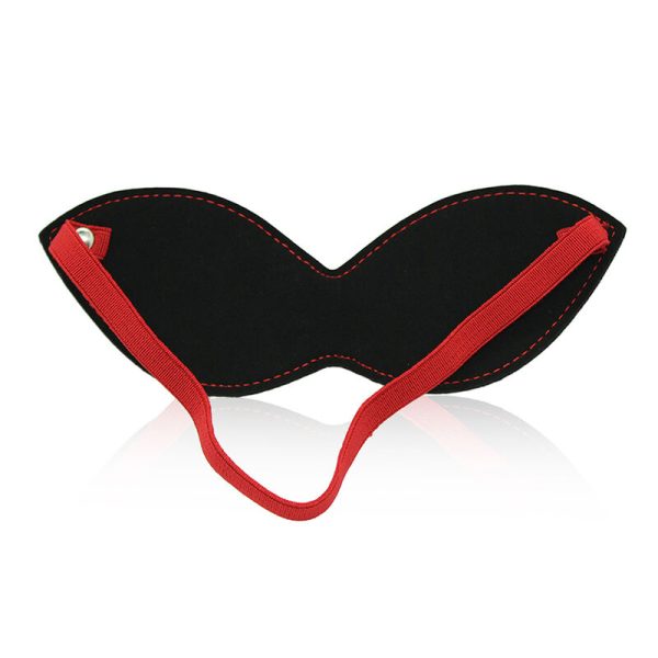 OHMAMA FETISH - MASCARILLA NEGRO-ROJO CON CLIPS - Imagen 3