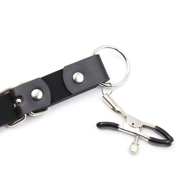 OHMAMA FETISH - ABRAZADERAS PARA CLIT CON CORREAS PARA PIERNAS - Imagen 3