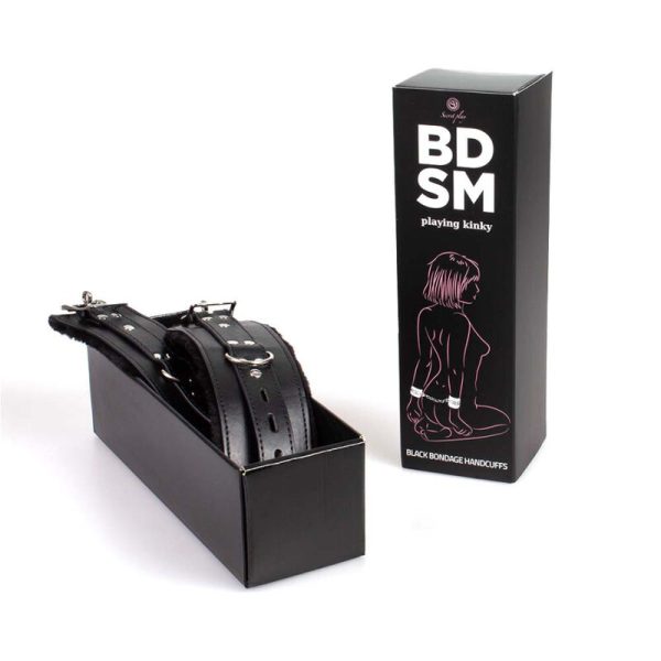SECRETPLAY - COLECCIÓN BDSM DE ESPOSAS BONDAGE NEGRAS - Imagen 4