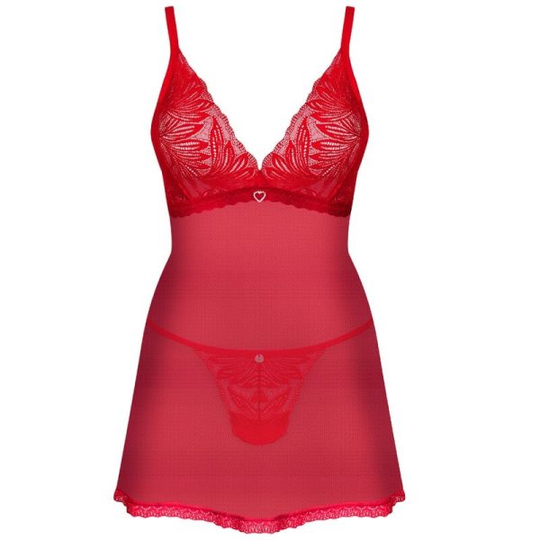 OBSESSIVE - BABYDOLL Y TANGA CHILISA XL/XXL - Imagen 5