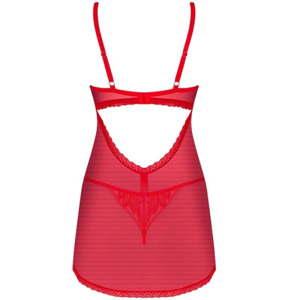 OBSESSIVE - BABYDOLL Y TANGA CHILISA XL/XXL - Imagen 6