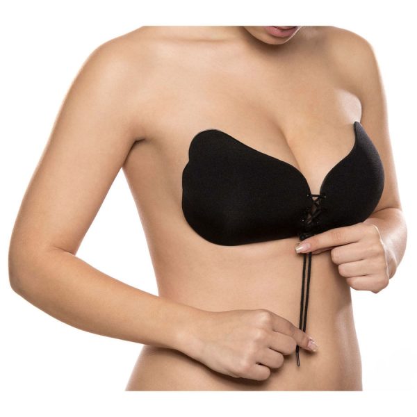 SUJETADOR BYEBRA LACE-IT COPA D EN NEGRO - Imagen 4