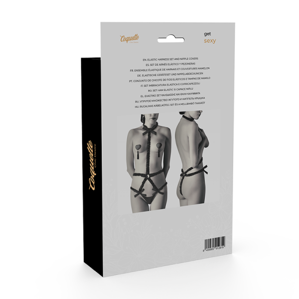 COQUETTE CHIC DESIRE - CONJUNTO DE LENCERÍA CON FUNDAS DE TOIP DELUXE - Imagen 5
