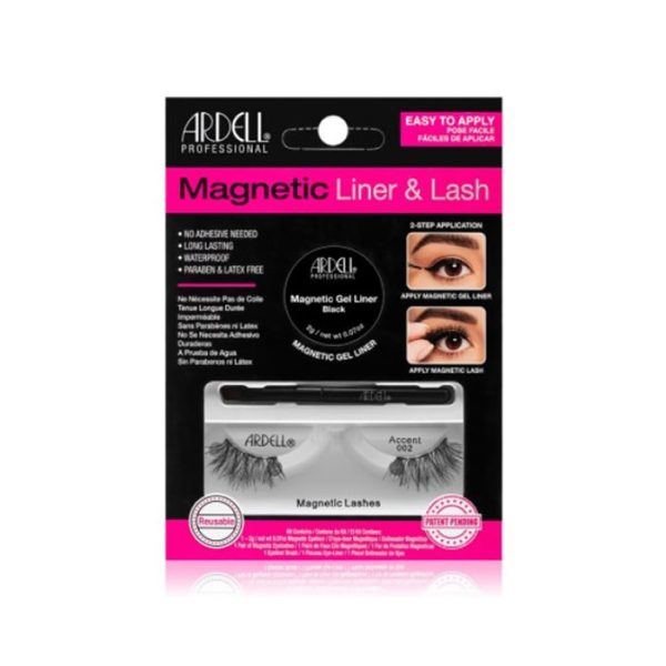 Ardell Magnetic Liner & Lash Pestañas Postizas Accent 002