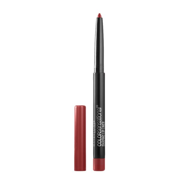 Maybelline Color Sensational Shaping Perfilador De Labios, Tono 90 Brick Red Color Rojo