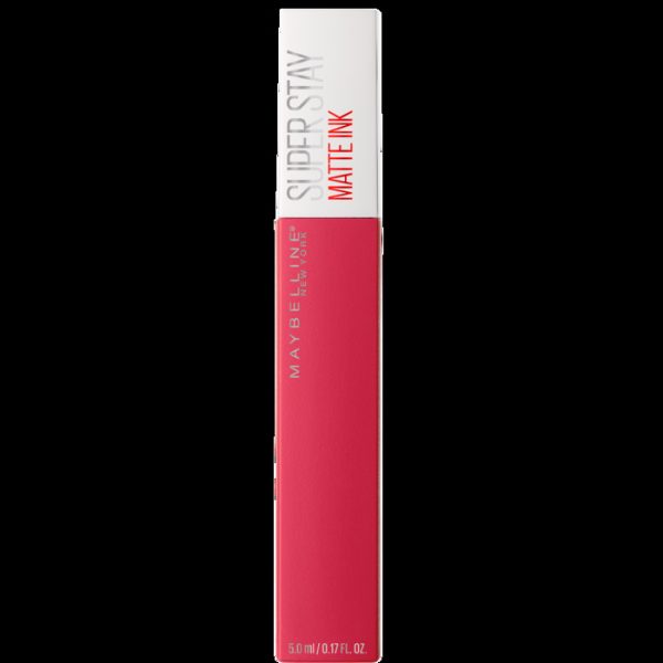 Maybelline Pintalabios Mate Larga Duración Superstay Matte Ink Tono 155 Savant Color Rosa