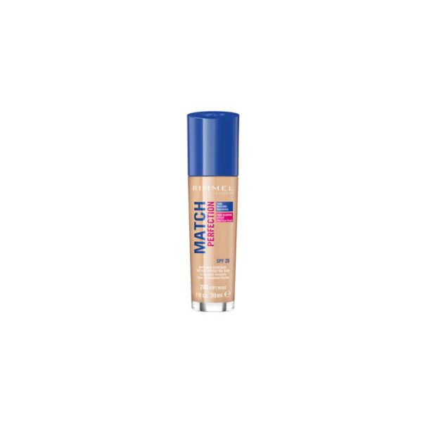 Rimmel Match Perfection Foundation Spf20 200 Soft Beige