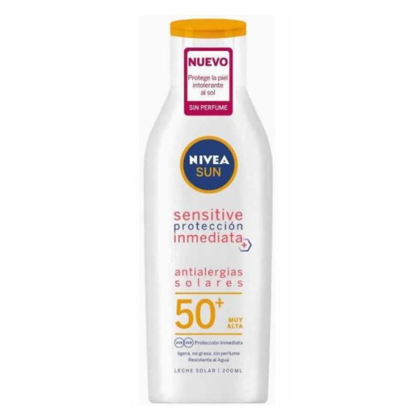 Nivea Sun Sensitive Antialergias Solares Spf50+ Leche 200ml