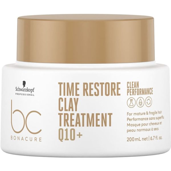 Schwarzkopf Bc Bonacure Time Restore Q10 Clay Tratamiento 200ml