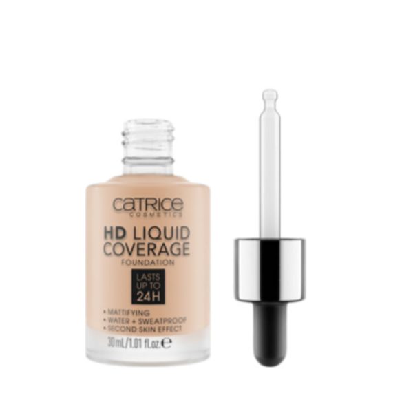 Catrice Hd Liquid Coverage Foundation Lasts Up Tp 24h 030 Sand Beige 30ml