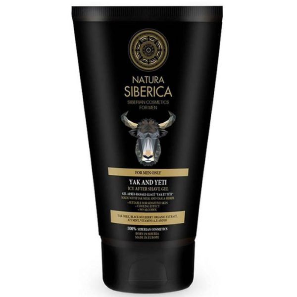 Natura Siberica Yak y Yeti Gel Glacial Para Despues Del Afeitado 150ml