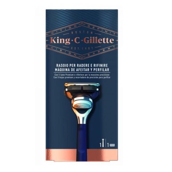 Gillette King Máquina De Afeitar Y Perfilar