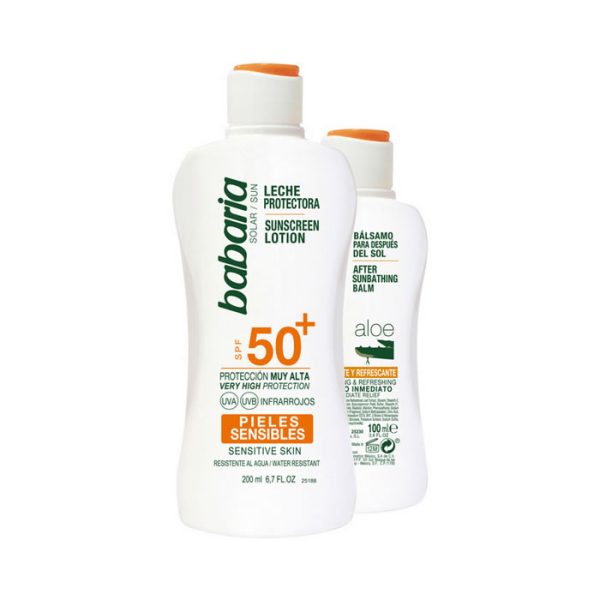 Babaria Solar Leche Protectora Spf50 Plus 200ml Set 2 Piezas