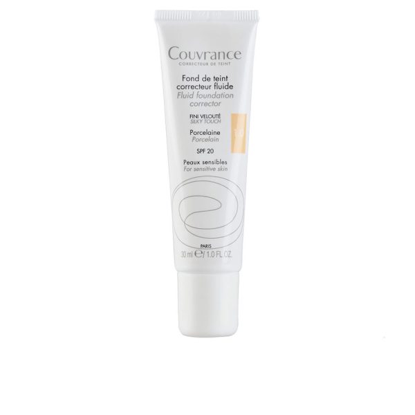 COUVRANCE base de maquiagem fluida para peles sensíveis #mel 30 ml