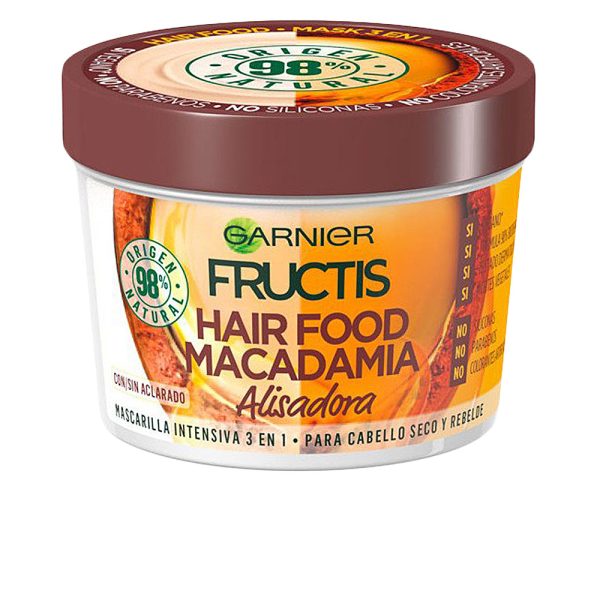 FRUCTIS HAIR FOOD macadâmia máscara alisante 390 ml