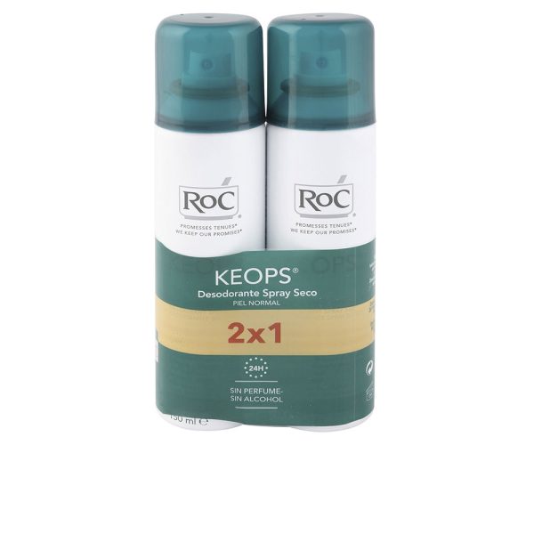 KEOPS desodorante SPRAY SECO coffret 2 pz