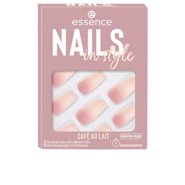 NAILS IN STYLE unhas artificiais #16-café com leite 12u