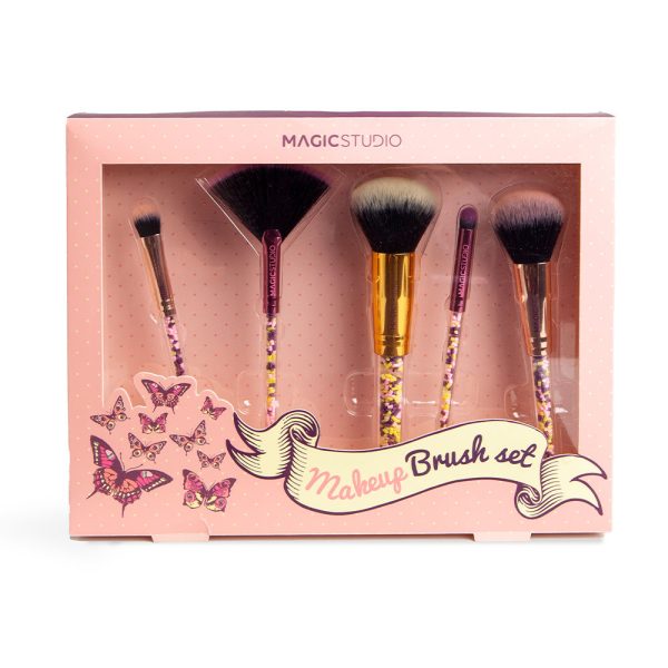 PIN UP MAKEUP BRUSH coffret 5 pz