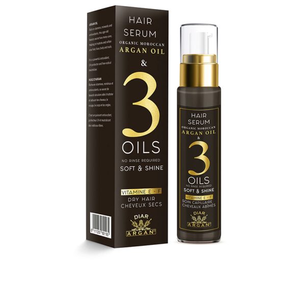 HAIR SERUM argan puro e três óleos essenciais 50 ml