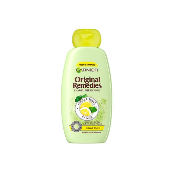 Garnier Original Remedies Champú Purificante Cabello Graso 300ml