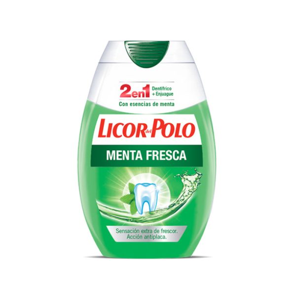 Licor Del Polo 2 En 1 Menta Fresca Dentífrico 75ml