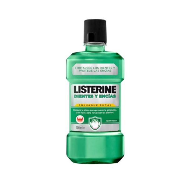 Listerine Dientes Y Encías Enjuague Bucal 500ml