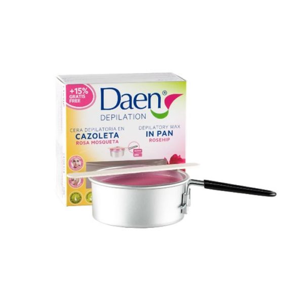 Daen Depilation Cera Depilatoria En Cazoleta Rosa Mosqueta 90g