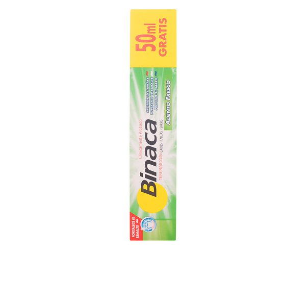 Binaca Aliento Fresco Dentífrico 75ml + 50ml Gratis