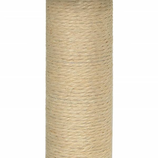 Árvore para gatos com poste arranhador sisal 74 cm cinzento - Image 7