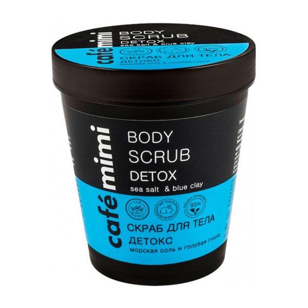 NATURA SIBERICA CAFÉ MINI EXFOLIANTE CORPORAL DETOX SEA SALT 330ML