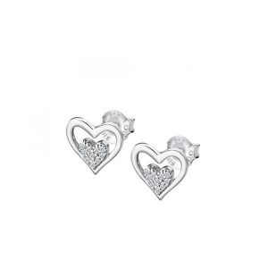 PAR DE BRINCOS LOTUS SILVER, PRATA 925