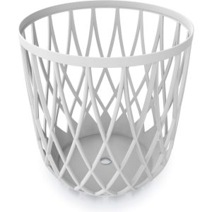 CESTA MULTIFUNCIONAL 55L PROSPERPLAST UNIQUBO DE PLASTICO EN COLOR PIEDRA BLANCO 44,7 X 44,7 X 45 CM