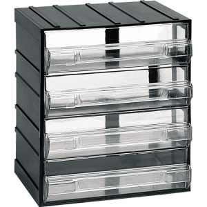 UNIDAD DE ALMACENAMIENTO MODULAR EN PLÁSTICO 192X148X230 MM
