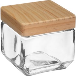 TARRO DE VIDRIO CUADRADO 0,85 L