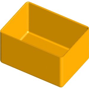 CAJA DE POLIPROPILENO 54X39 H 31 MM PARA ORGANIZADOR DE PLÁSTICO ART PLAST DE 16 COMPARTIMENTOS L 242 X P 188 X H 37 MM.