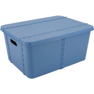 LIFE STORY CAJA ALMACENAJE CON TAPA LARGE 45L VIOLET