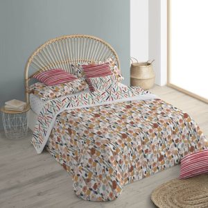 FUNDA NÓRDICA 100% ALGODÓN MODELO ZURI PARA CAMA DE 105 (180X220 CM)
