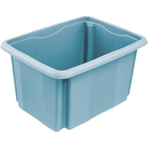 CAJA DE ALMACENAMIENTO 38 X 28,5 X 20,5, AZUL NÓRDICO