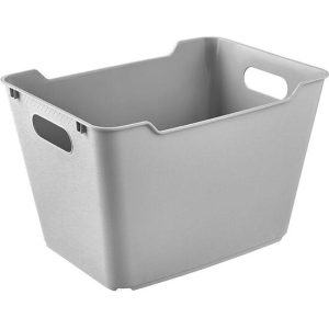 CAJA DE ALMACENAMIENTO 40 X 28 X 25, GRIS NÓRDICO