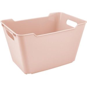 CAJA DE ALMACENAMIENTO 35,5 X 23,5 X 20, ROSA NÓRDICO