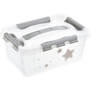 CAJA DE ALMACENAMIENTO 29 X 19 X 12,4, GRIS NÓRDICO