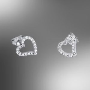 PAR DE BRINCOS LOTUS SILVER, PRATA 925